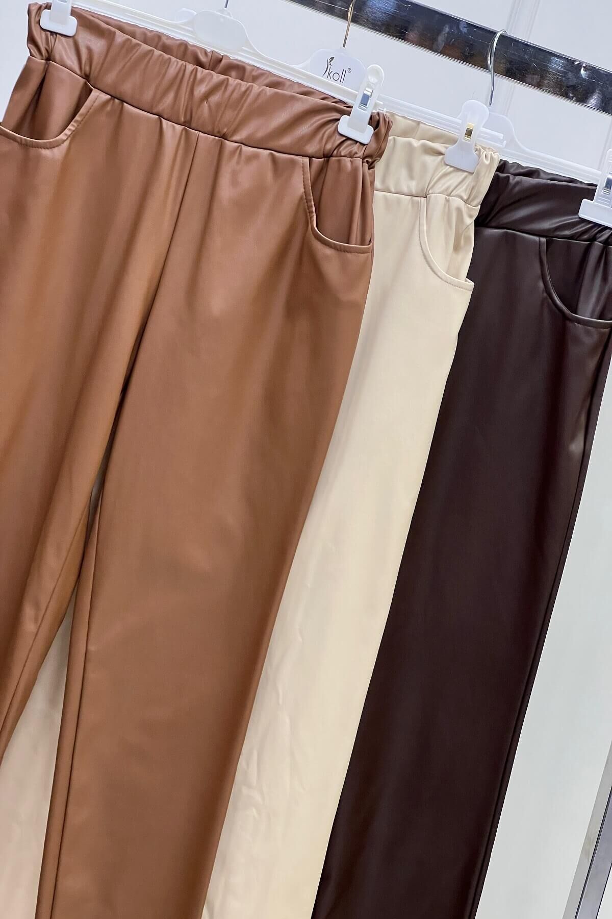 PUANE 18135 DERİ PANTOLON