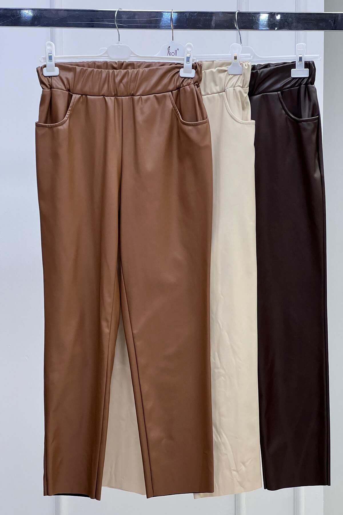 PUANE 18135 DERİ PANTOLON