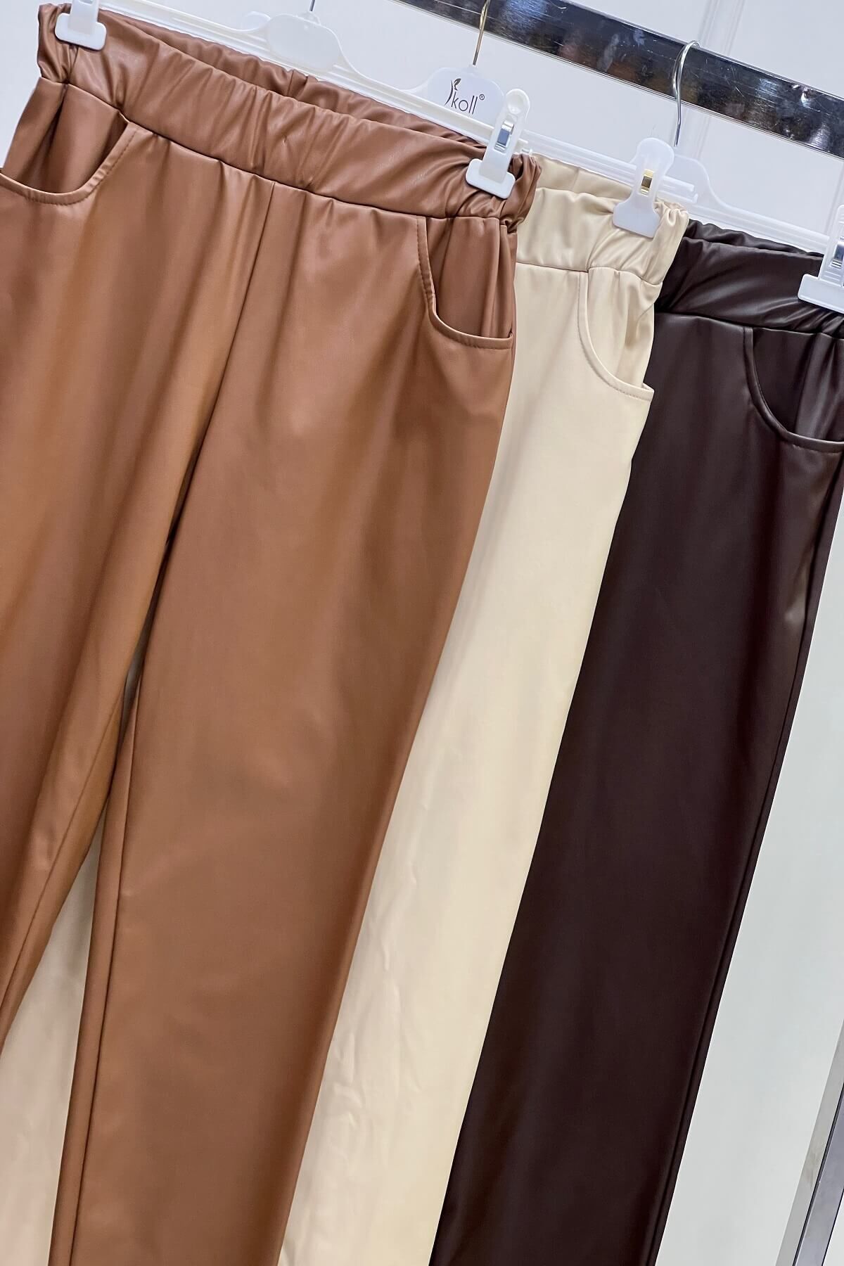 PUANE 18135 DERİ PANTOLON