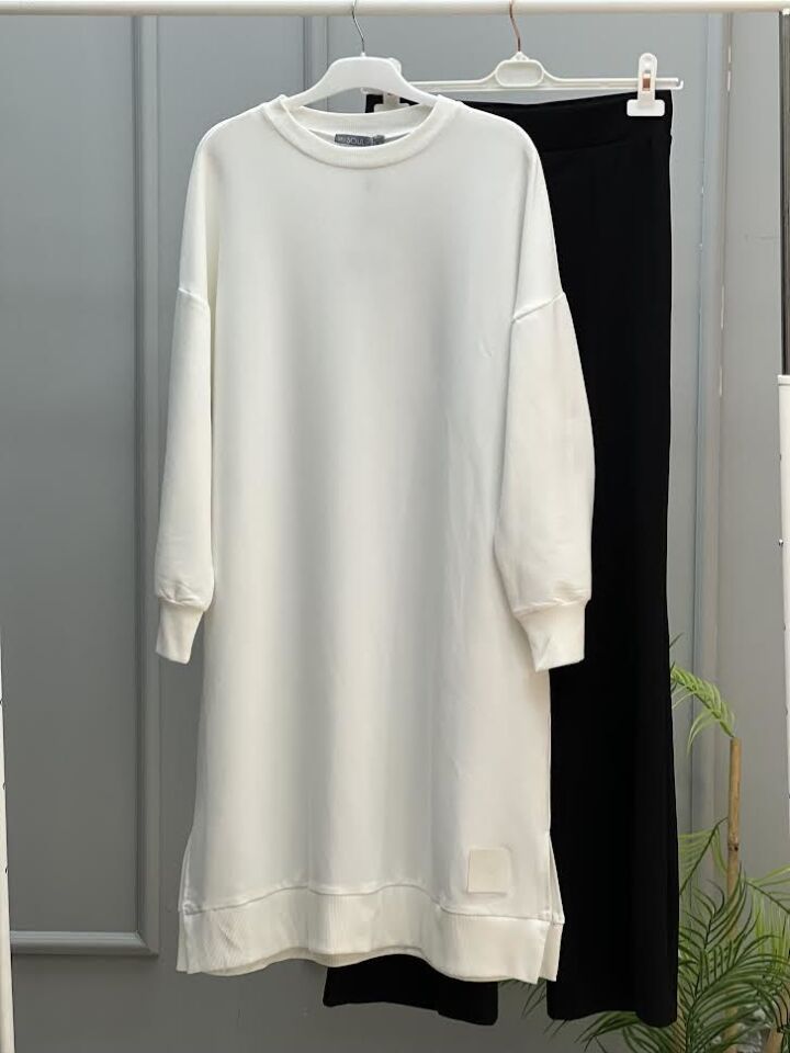 PUANE 30645 SWEAT BEYAZ - 2